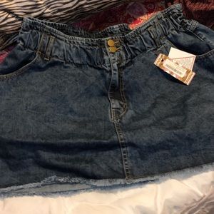 Boohoo plus size US 20 Jean Skirt